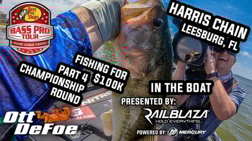 In the Boat | Bass Pro Tour Harris Chain (Part 4 of 4) Championship round! Presented by @RAILBLAZA