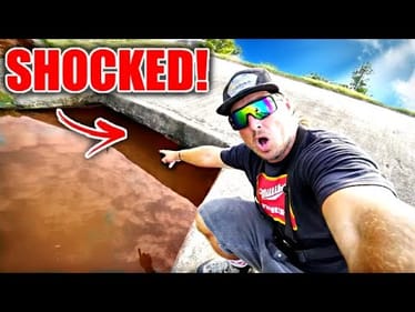 STAGNANT Underground Drain is Holding EVERY Big Fish! (Surprising)