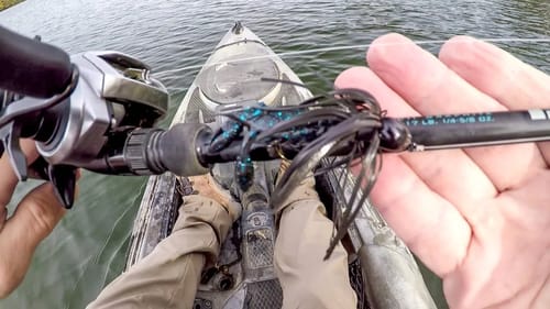 Jig Fishing BIG Fall Smallies!