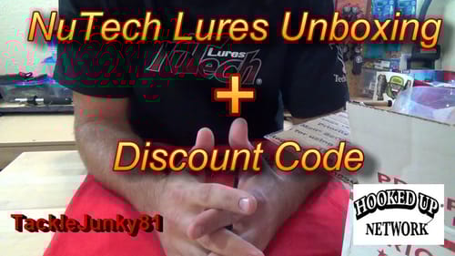 NuTech Lures Unboxing + Discount Code (TackleJunky81)