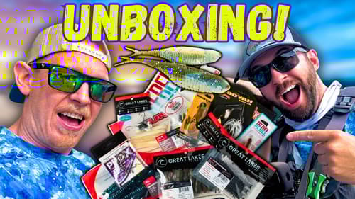 INSANE NEW Finesse Fishing Lures UNBOXING! Plus Bank And Creek Bag!