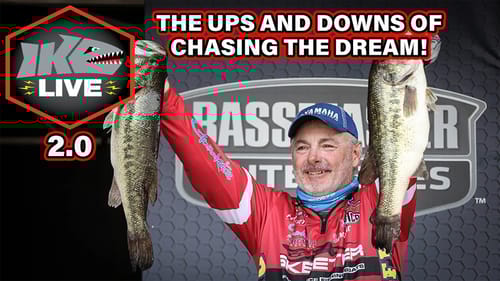Ike Live 2.0 Episode 2| Ups and Downs of Professional Bass Fishing with Veteran Angler Mark Menendez