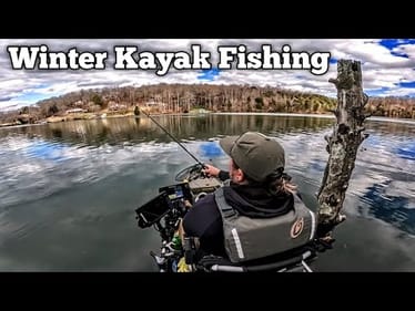 Winter Kayak Fishing for Cold Lethargic Bass
