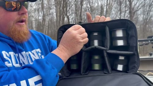 Bro demonstrates the Camo Line Bag