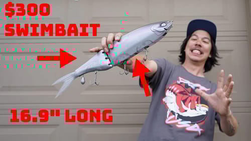 Fishing With A GIANT Prototype Japanese Swimbait?! DRT Klash Frenzy First Look!