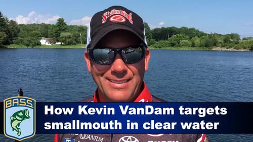How Kevin VanDam targets smallmouth in clear water