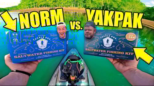 Saltwater MYSTERY Fishing Kit in Freshwater Challenge! (1v1)