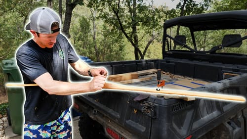 Building FULL Draw Primitive Hunting Bow | Part 1