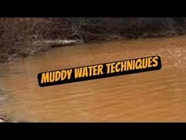 Muddy Water…These 3 Tips Will Double Your Success Rate…