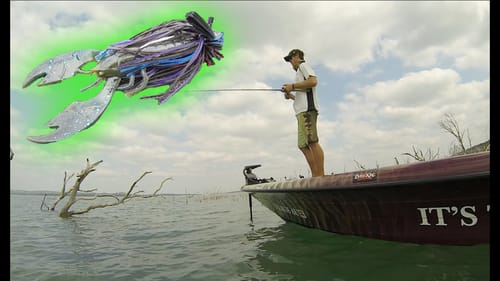 Dropping for Bass on Vertical Cover Tips