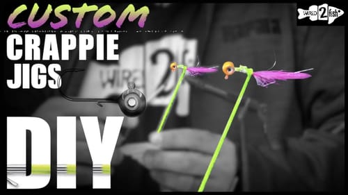 How to Tie Your Own CRAPPIE FISHING JIGS Quick and Easy!
