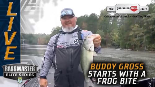 Buddy Gross gets a bite