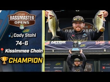 Wire-to-Wire 22-pound Win for Cody Stahl at the Kissimmee Chain
