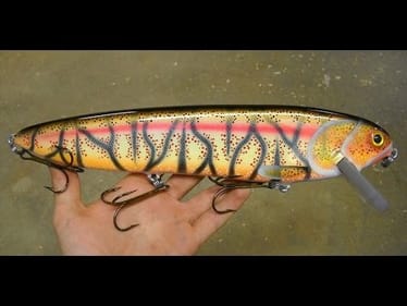Making a Huge Tiger Trout JerkBait