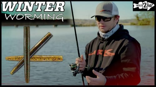 How to Fish Finesse Worms for Winter Bass