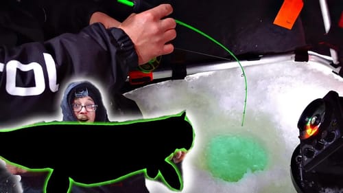 Unexpected GIANT Ice Fishing Catch SALVAGES the Trip!!