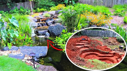 Building a Backyard Bass Pond!!