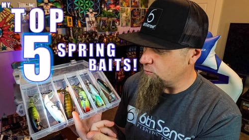 My TOP FIVE Spring Bass Fishing Baits, HEATERS ONLY!!!