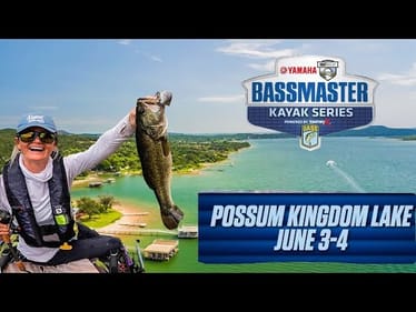 My FIRST GLIDE bait BASS! (Bassmaster Practice on POSSUM KINGDOM)
