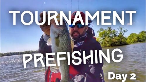 Fishing in my First Kayak Bass Fishing Trail Tournament - Prefishing Day 2