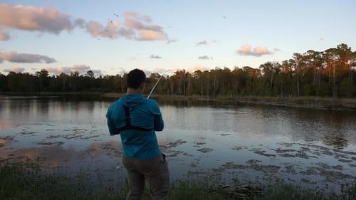 Fall Bassin' Breaking in the New Rod
