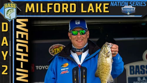 2021 B.A.S.S. Nation Central Regional at Milford Lake, KS - Day 2 Weigh-In