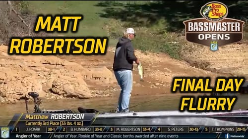 Matt Robertson making a comeback after slow morning