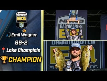 Emil Wagner wins Bassmaster EQ at Lake Champlain with 69 pounds, 2 ounces