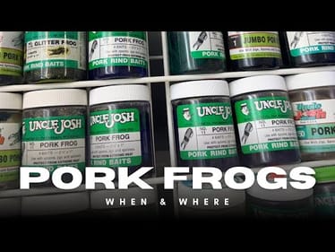 The Forgotten Jig Trailer! Pork Frogs Have A Time and Place!