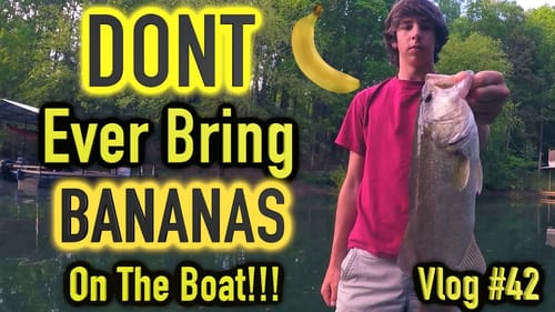 Fishing Lake Lanier ~ Bananas on a Boat = BAD LUCK! ~ Vlog #42