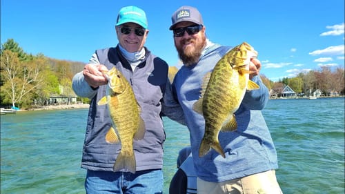 Finesse Swimbaits For BIG Smallmouth! (Fishing With Matt's Dad)
