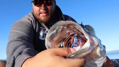 Flipping Docks on Clearlake With a Bass Union Finesse Football Jig | Cast To Catch 6.56lb Bass