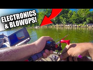 DIY Installing Electronics on My Jon Boat & Topwater Catches!