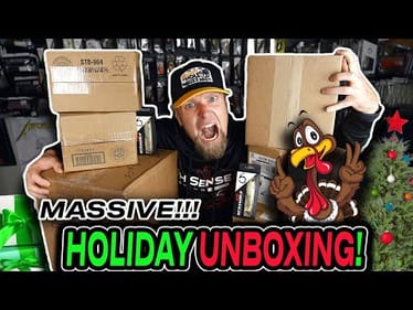 Massive Post 🦃 Holiday Fishing Gear Unboxing! Reels, Swimbaits, Tackle Storage, & MORE!