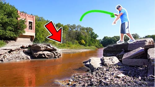 What Lurks Beneath this BROKEN DAM??? (It's BIG)
