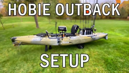 2020 Hobie Outback 180 Mirage Drive | Kayak Setup