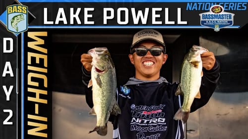 Weigh-in: Day 2 of 2023 B.A.S.S. Nation Regional at Lake Powell