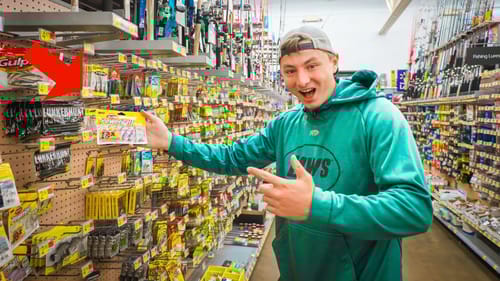 NORM Picks My FISHING LURES!!! ($20 Challenge)