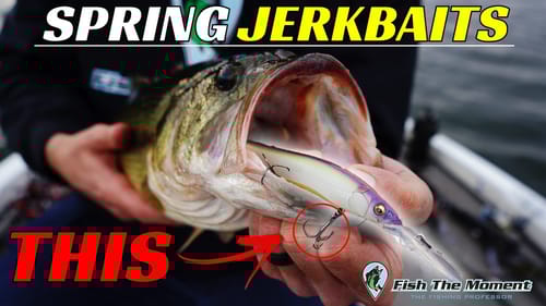 Every Bass Fisherman Needs To Know This Jerkbait Modification For Spring Bass