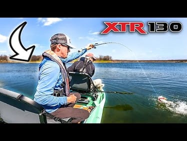 Fishing In This GIANT Kayak Is CHEATING! (Spring Bass Fishing With Dad)