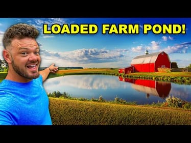 We Found & Fished LOADED Private Farm Ponds!!