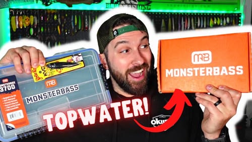 UNBOXING Monsterbass Topwater Bass Fishing Box! June 2022