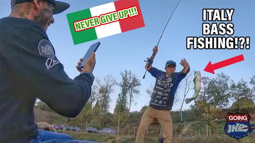Bass Fishing in front of a LIVE Crowd!!! | Italy Part 2