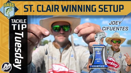 Joey Cifuentes' winning setup from Lake St. Clair Bassmaster Elite Series