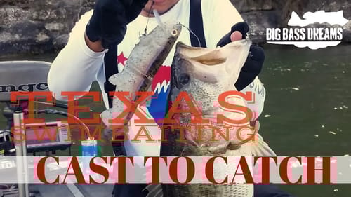 11 Inch Swimbait Gets Eaten in Texas Cast to Catch to Scale