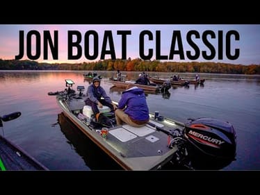 Jon Boat CLASSIC Day 1!! Fall Jon Boat Bass Fishing Tournament