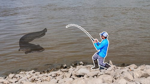 I Caught a MONSTER Catfish at This NEW Spot!!! - The Hunt for a 100LB CATFISH!!