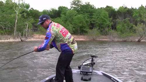 Fishing wind blown banks