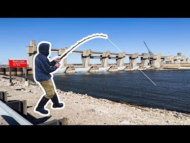 Fishing the LARGEST Lock And Dam in The COUNTRY!!! (BIG Fish!)