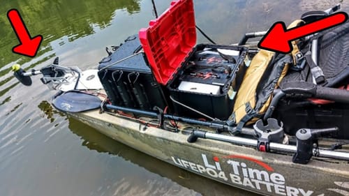 What I use to Power My Motor on my KAYAK